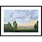 Evening Skies I by Pamela Munger Wood Framed Wall Art Print 41 in. W x 30 in. H